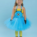 Minion Tutu Dress Costume: Goggles & Yellow Hair Bows