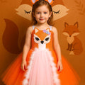 Fox Tutu Dress Costume: Woodland Animal Outfit with Ears Headband