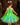 Pebbles Flintstone Tutu Dress Costume: Lime Green Outfit with Bone Clip