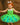 Pebbles Flintstone Tutu Dress Costume: Lime Green Outfit with Bone Clip
