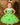 Pebbles Flintstone Tutu Dress Costume: Lime Green Outfit with Bone Clip