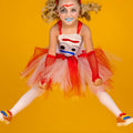 Forky Tutu Dress with Eye Mask: Toy-Inspired Costume