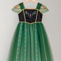 Princess Anna Tulle Dress with Crown, Gloves & Wand: Inspired Costume
