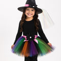 Baby Witch Tutu Costume Set: Halloween Outfit with Hat