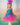 Trolls Inspired Tutu Dress | Poppy Costume with Matching Troll Hair Headband | Girls Birthday & Halloween Outfit