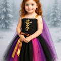 Anna Inspired Tutu Dress: Princess Costume with Tulle Cape & Crown