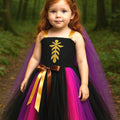 Anna Inspired Tutu Dress: Princess Costume with Tulle Cape & Crown