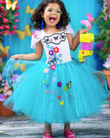 Mirabel Inspired Encanto Costume: Tutu Dress, Headband & Purse