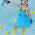 Minion Tutu Dress Costume: Goggles & Yellow Hair Bows