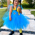 Minion Tutu Dress Costume: Goggles & Yellow Hair Bows