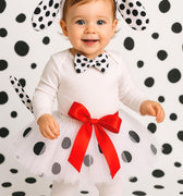Dalmatian Tutu Costume Set: Puppy Ears, Bowtie & Tail