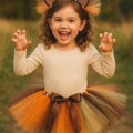 Lion Tutu Costume: Tulle Mane Headband, Baby Toddler Safari Outfit