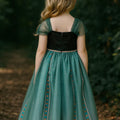 Princess Anna Tulle Dress with Crown, Gloves & Wand: Inspired Costume