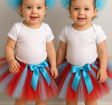 Thing 1 & Thing 2 Tutu Set: Seuss Inspired Costume