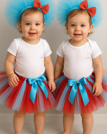 Thing 1 & Thing 2 Tutu Set: Seuss Inspired Costume