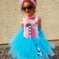 Girls 50s Poodle Skirt Tutu Costume: Retro Sock Hop Outfit