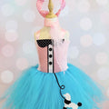 Girls 50s Poodle Skirt Tutu Costume: Retro Sock Hop Outfit