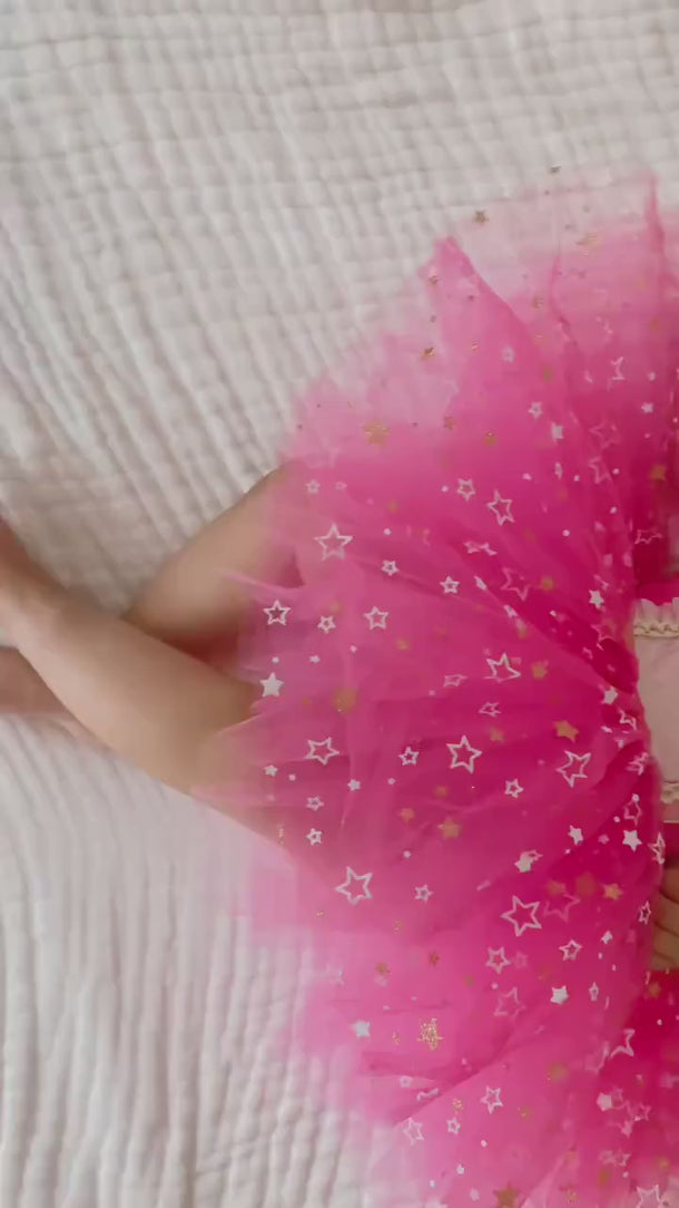 Aurora Pink Princess Birthday Tutu Dress